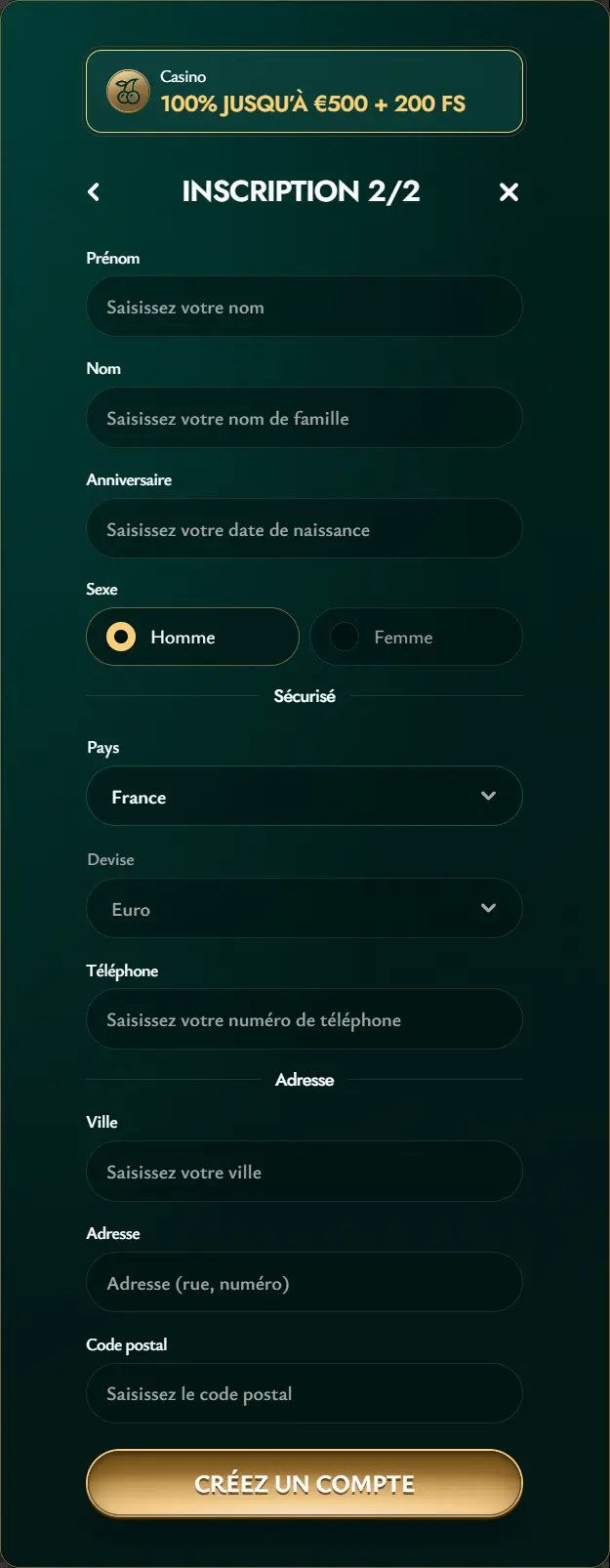 Guide de madcasino live casino